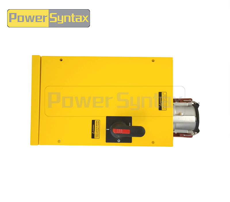 PowerSyntax 4P 160A IP67 380V Heavy Duty High Current Wall Mounted Receptacle Switched And Mechanical Interlocked Socket Box Part No.75231X