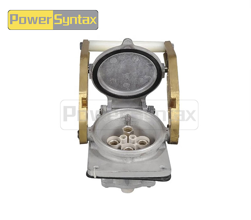 PowerSyntax CVT Type 5P 420A IP66 415V Heavy Duty High Current Industrial Socket Panel Mounted Receptacle Part No. 4061