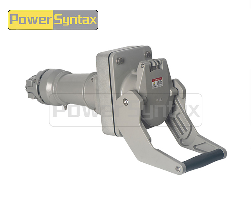 PowerSyntax Shore Power High Current Industrial Panel Mounted Female Connector 4P 350A 400V IP67 Part No. MB350A-L-AS