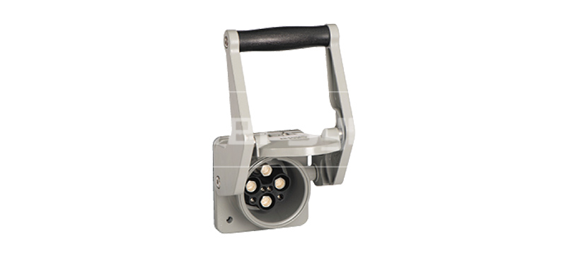 PowerSyntax Shore Power High Current Industrial Panel Mounted Female Socket 4P 250A 400V IP67 Part No. MB250A-AS